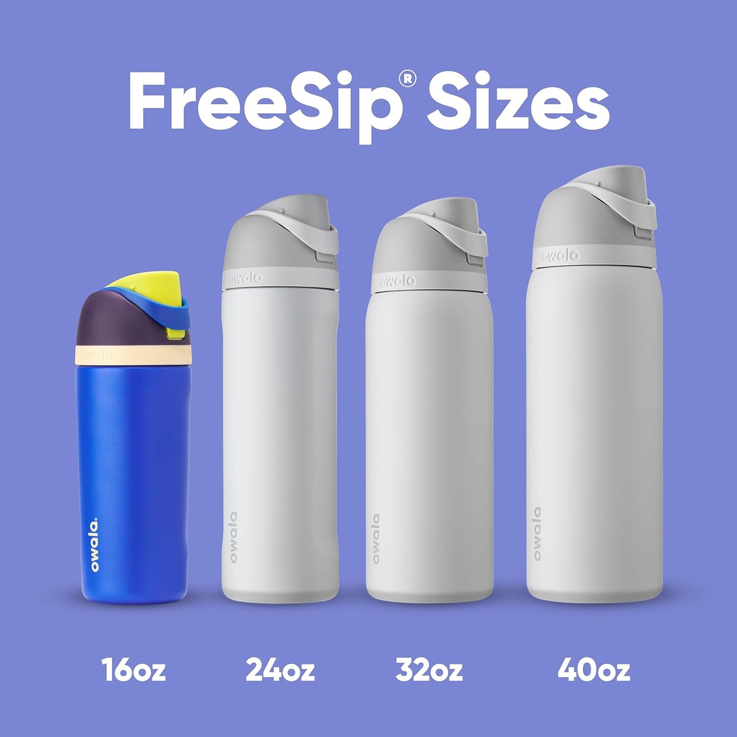 Owala FreeSip Insulated Stainless Steel Water Bottle with Straw for Sports, Travel, and School BPA-Free Sports Water Bottle, 24 oz, Beach House