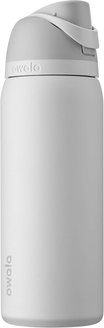 Owala FreeSip Insulated Stainless Steel Water Bottle with Straw for Sports, Travel, and School BPA-Free Sports Water Bottle, 24 oz, Beach House