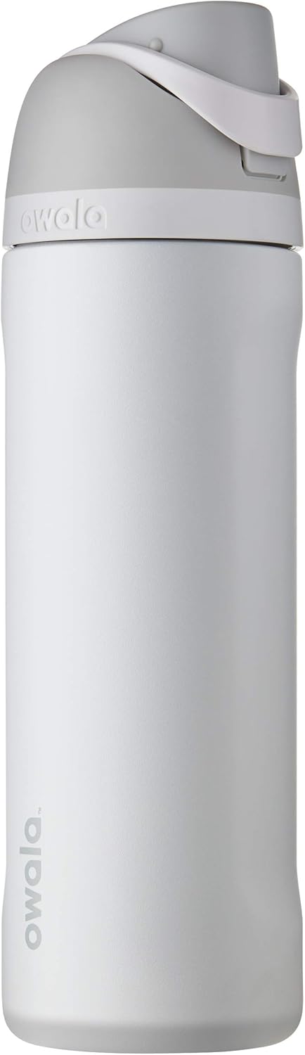 Owala FreeSip Insulated Stainless Steel Water Bottle with Straw for Sports, Travel, and School BPA-Free Sports Water Bottle, 24 oz, Beach House