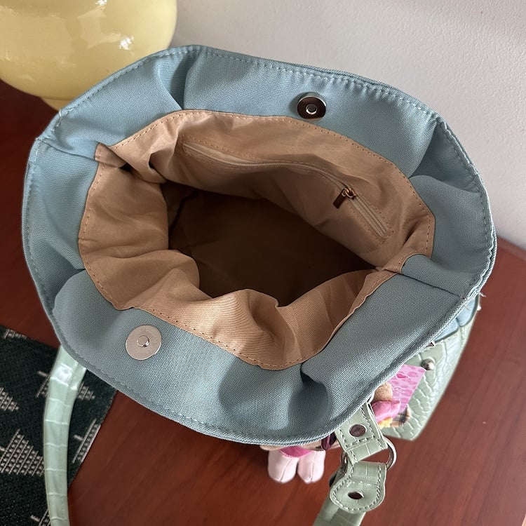 Mint Green Y2K Vintage Alternative Underarm Shoulder Bag