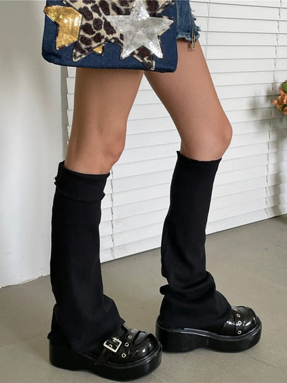 6 Color Options Flared Leg Warmers