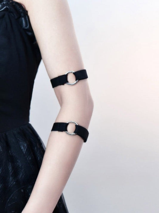 Black Cyberpunk Gothic Armlet
