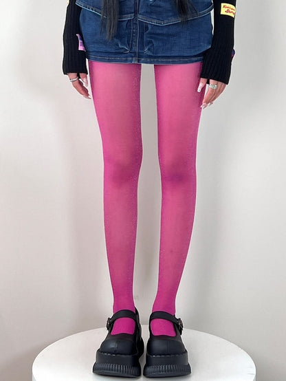 5 Color Options Semi-sheer Tights