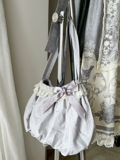 Pink / Blue / Gray Hand Bag