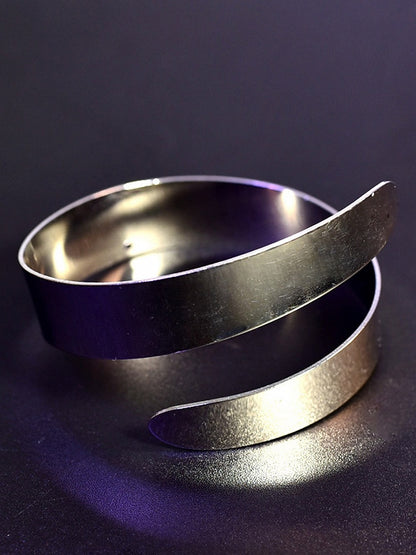 Silver Cyberpunk Arm Cuff