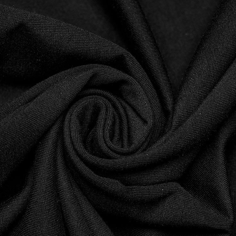 Black Punk Hooded Tank Top