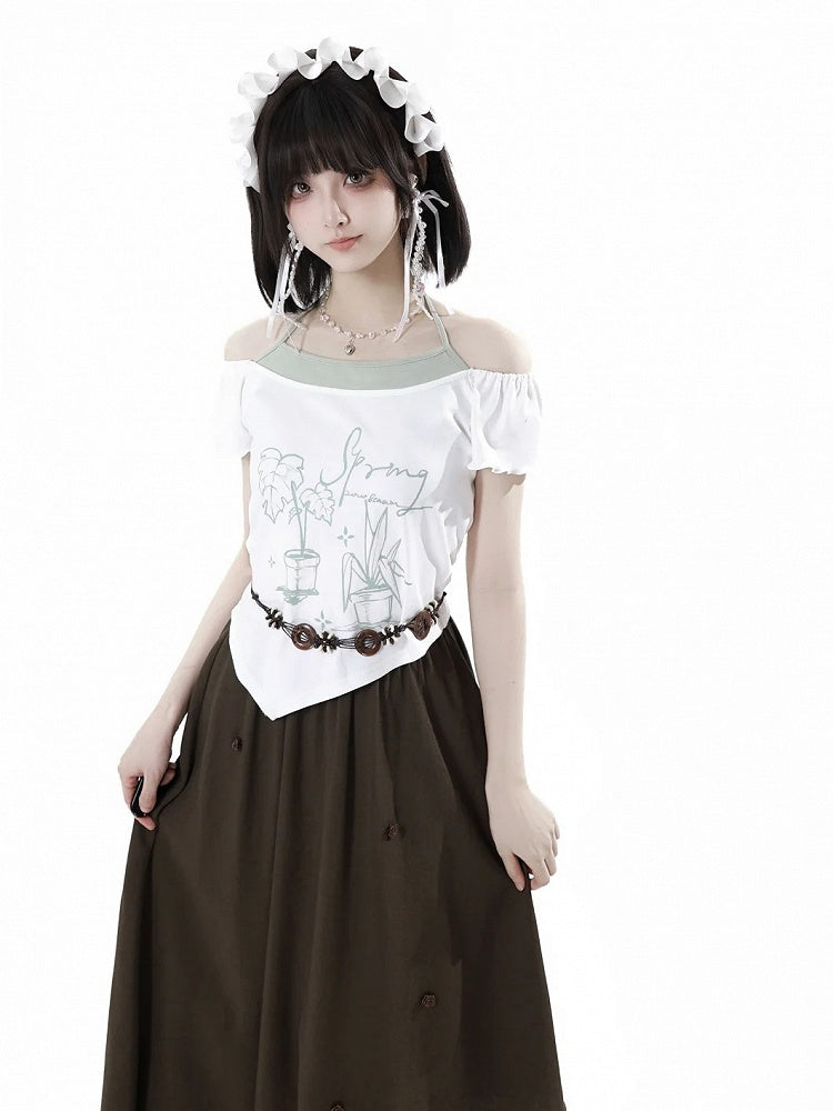 Brown Bohemian Waist Belt