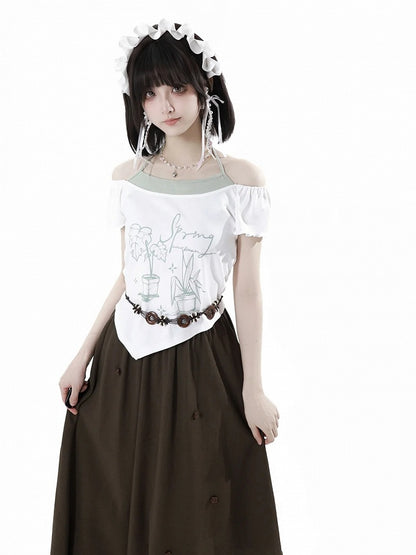 Brown Bohemian Waist Belt