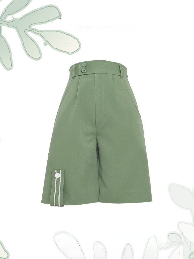 Season of Blossoms Prince Green Ouji Lolita Shorts