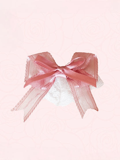Pink Bowknot Hairclip