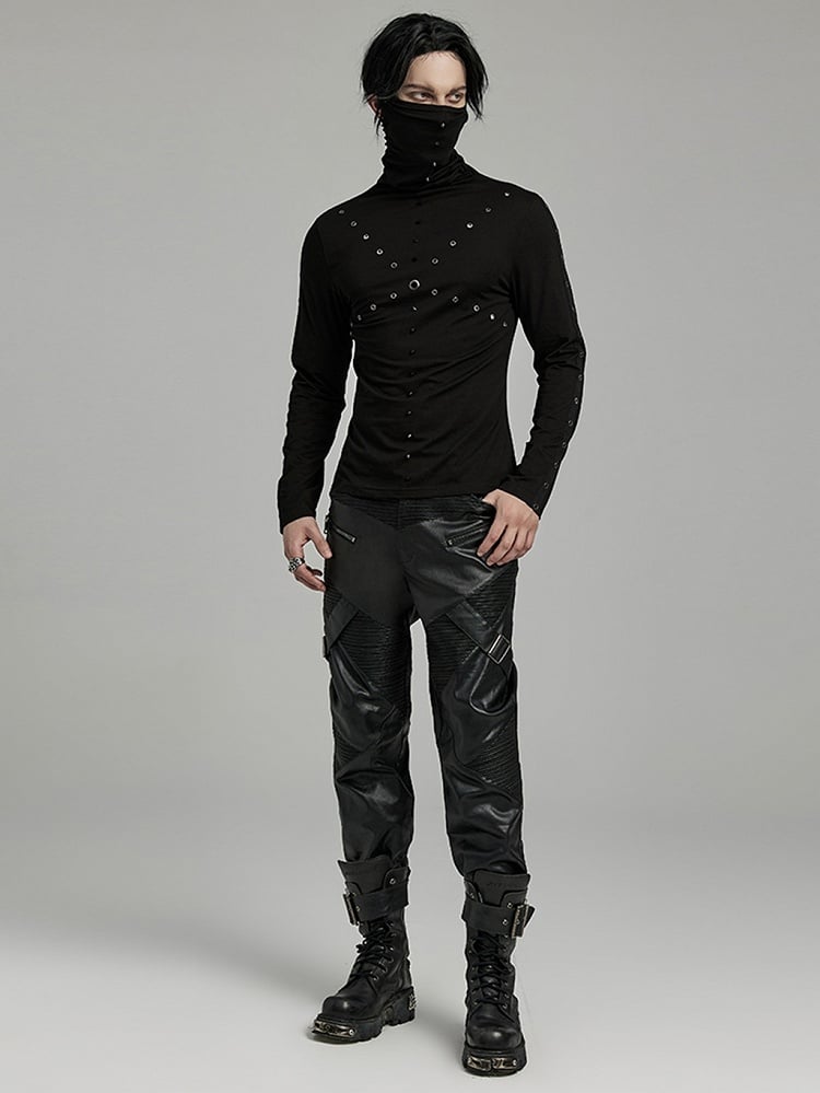 Punk High Collar T-shirt