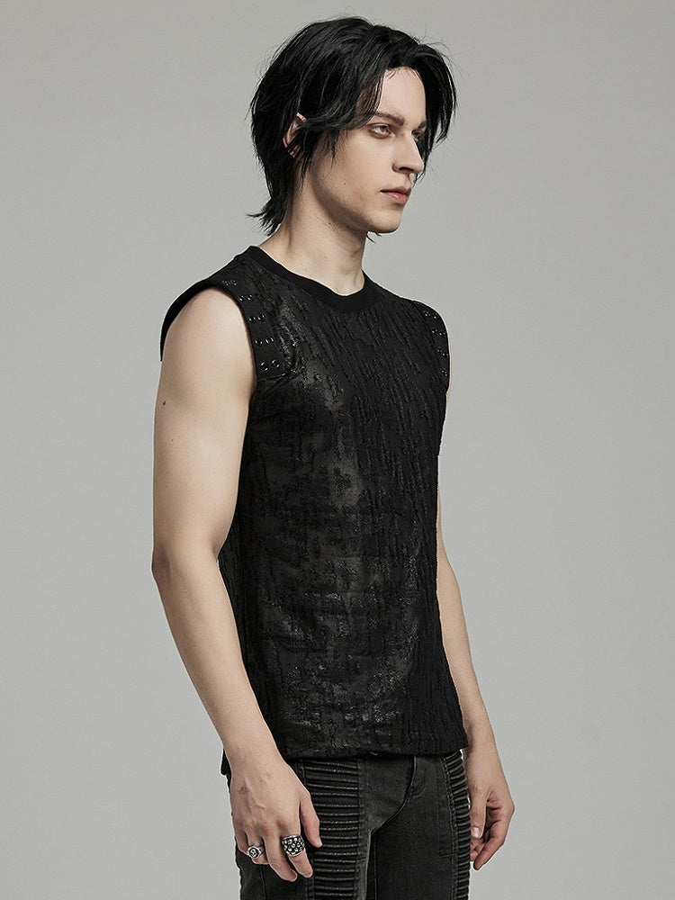 Black Goth Daily Tank Top