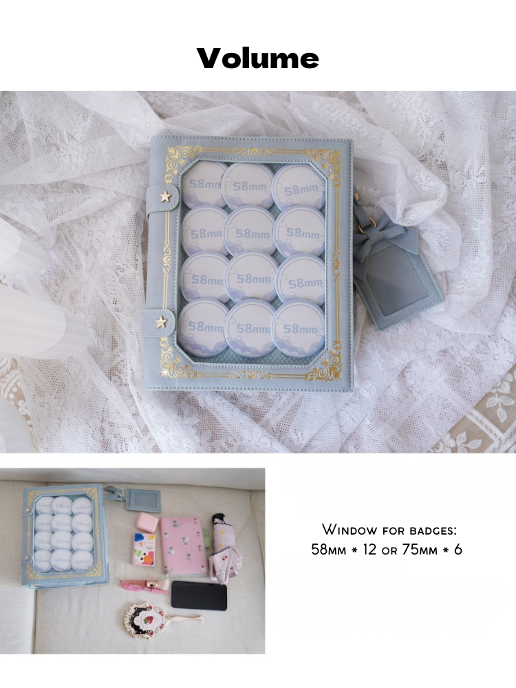 Magic Book Ita Crossbody Bag Black/Blue/Red/Pink/Yellow/Green/Purple 8 Color Options Itabag