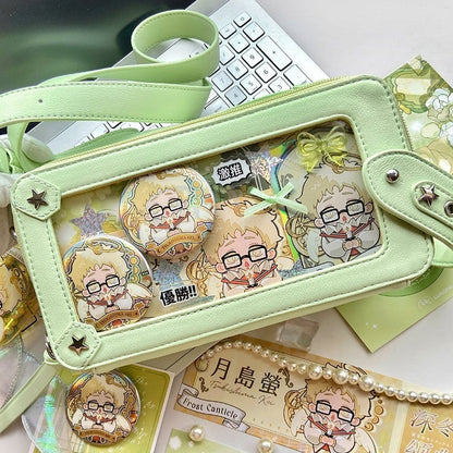 Green Star Stud Detail Ita Bag