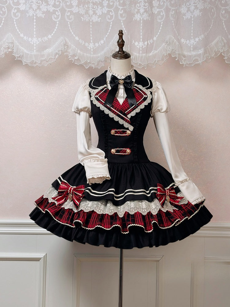 Beige Juliette Sleeves Lolita Blouse with Lace-Up Back and Ruffled Details