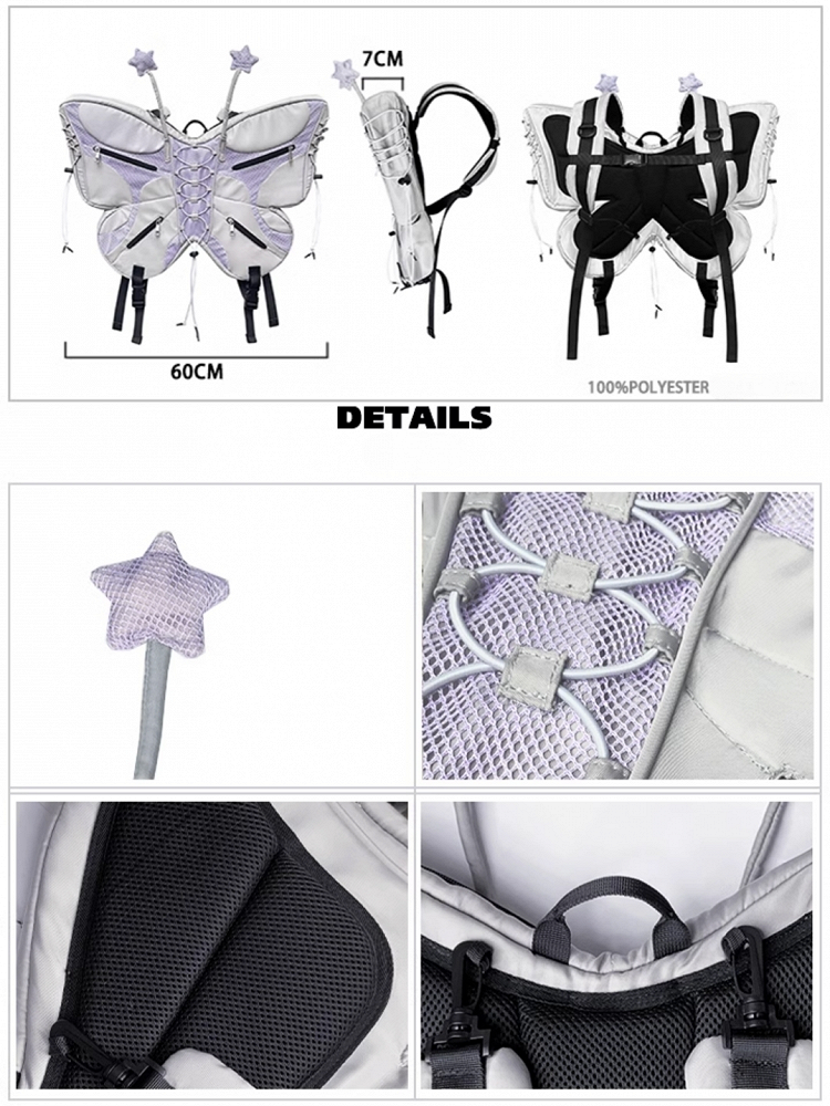 NewJeans Butterfly Backpack by CFIERCE