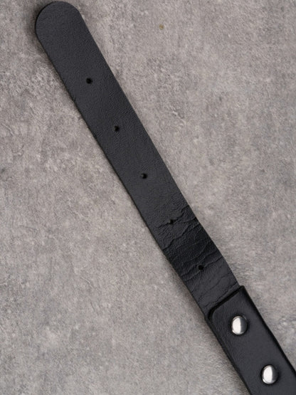 Black Gothic Cross Pendant Studs Design Buckle Choker