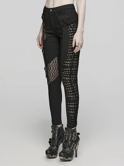 Punk Recombined Asymmetric Pants
