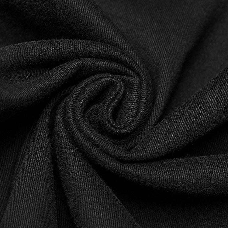 Black Punk Asymmetrical Shirt