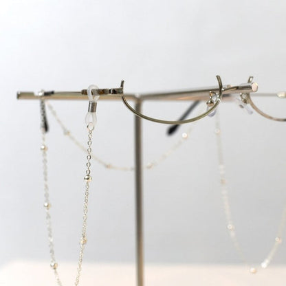 Silver/Gold Cyberpunk Chain Charm Eyeglasses Frame