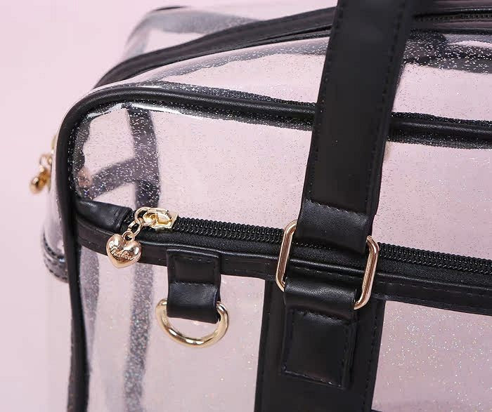 Pink/Black Sheer Ita Tote Bag