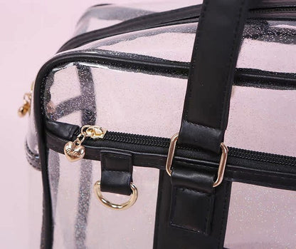 Pink/Black Sheer Ita Tote Bag