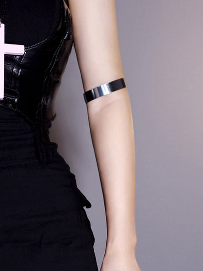 Silver Cyberpunk Arm Cuff