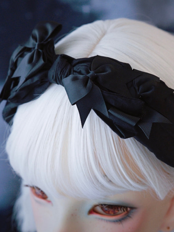 Black Bowknots Design KC