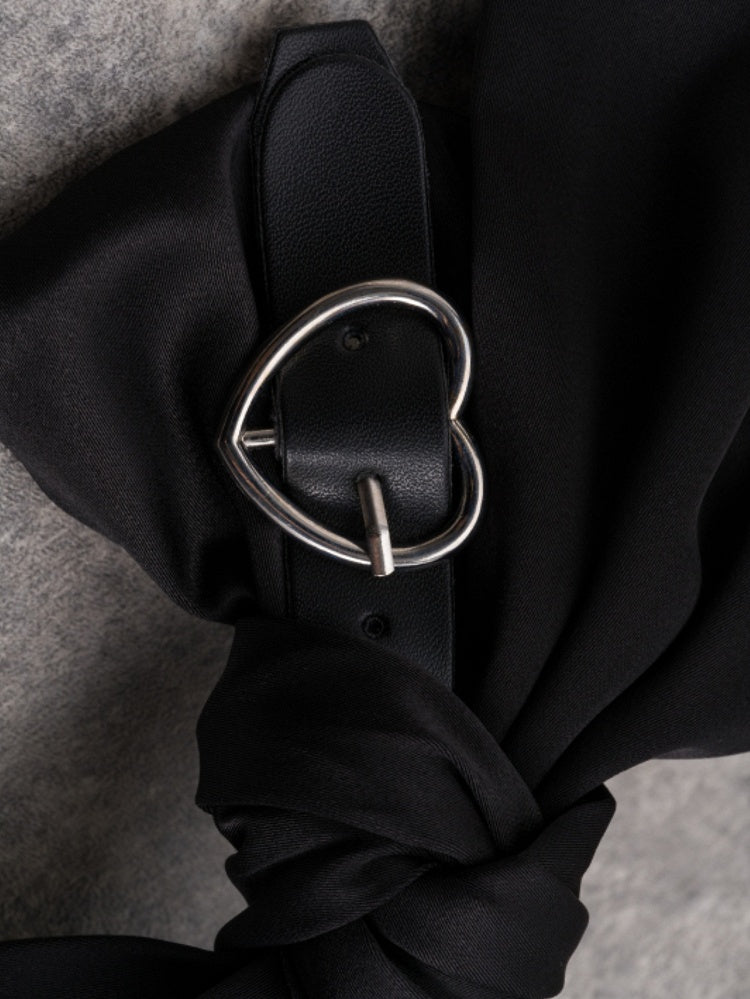 4 Options Black Gothic Buckle Decorated Bowknot KC