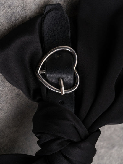 4 Options Black Gothic Buckle Decorated Bowknot KC