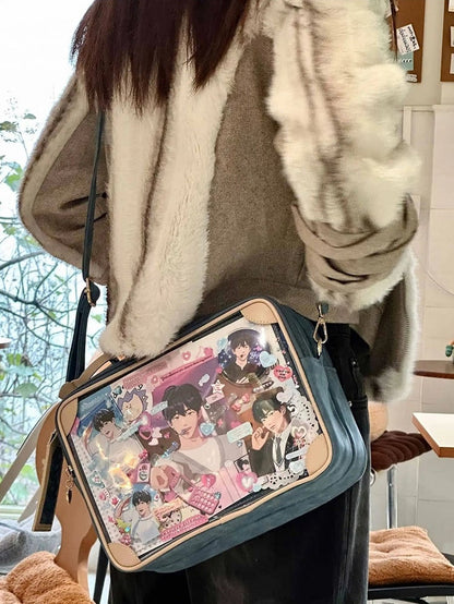 7 Colors Square Crossbody Ita Bag