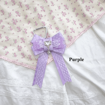 12 Colors Big Bow Ita Bag Charm