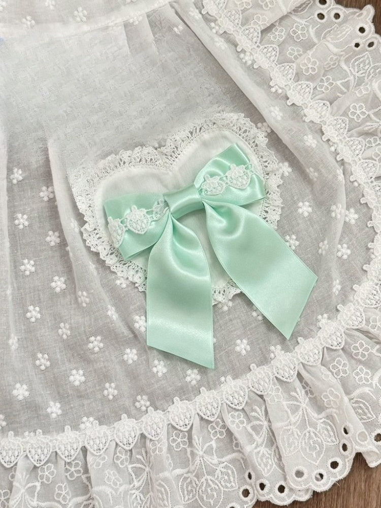 6 Color Options Strawberry Design Bowknot Brooch