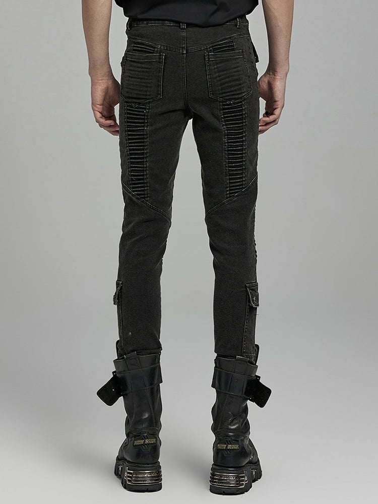 Punk Denim Pants