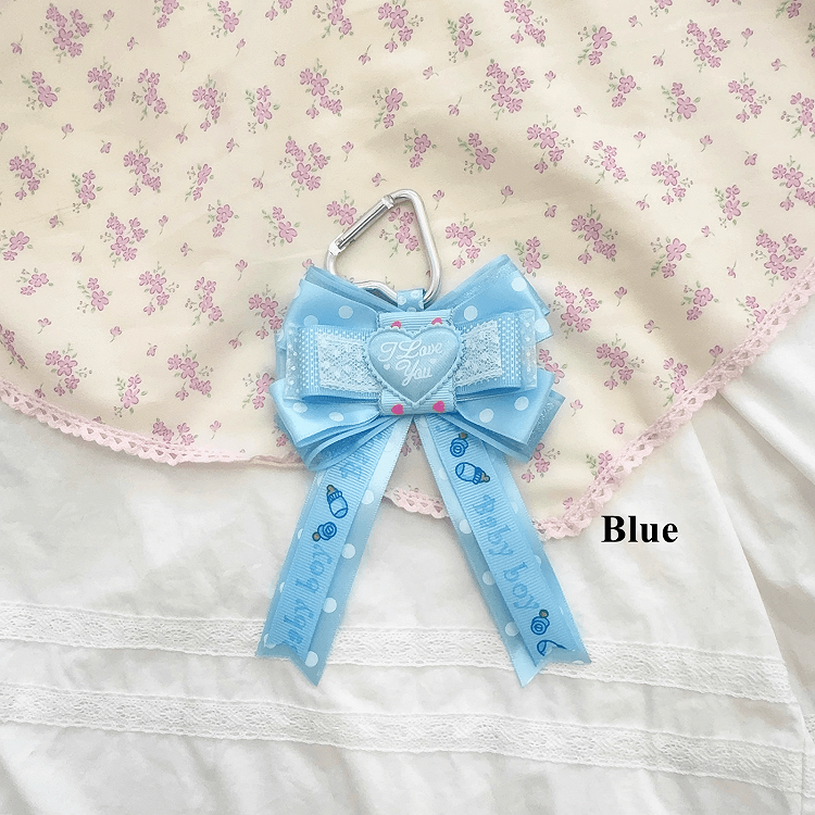 12 Colors Big Bow Ita Bag Charm