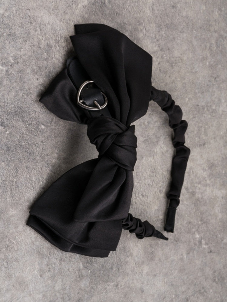 4 Options Black Gothic Buckle Decorated Bowknot KC