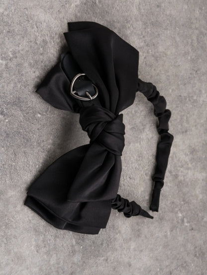 4 Options Black Gothic Buckle Decorated Bowknot KC