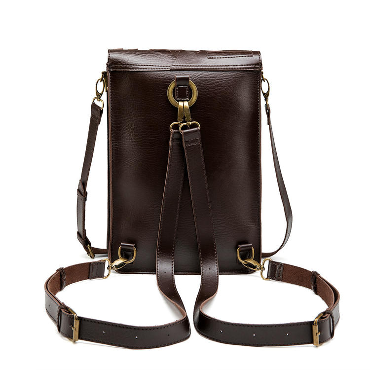 Steampunk Gears Backpack Dark Coffee / Ochre