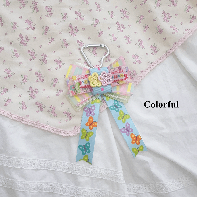 12 Colors Big Bow Ita Bag Charm