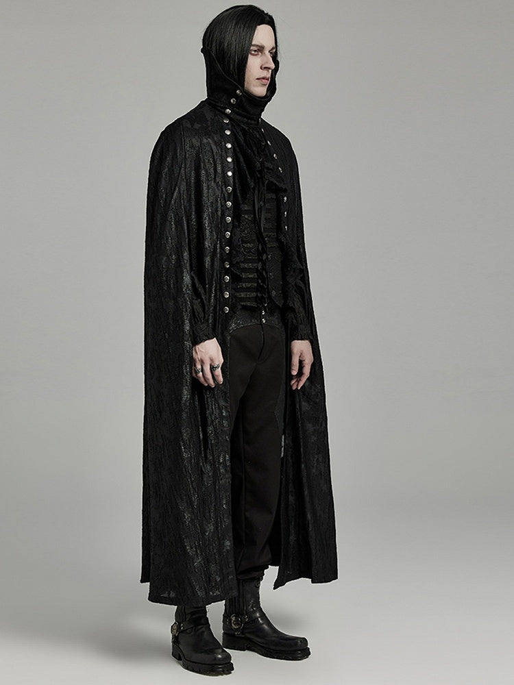 Goth Double Breasted Cloak