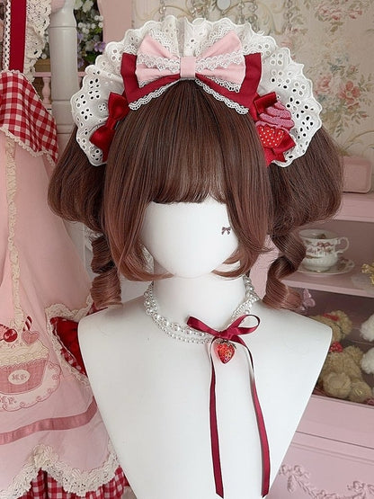 3 Color Options Bowknot Details Lace Trim KC