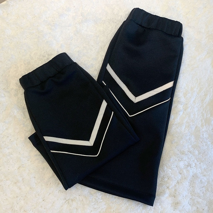 Black Futuristic Cyberpunk Buckle Strap Jersey Maid Jirai Kei Full Set