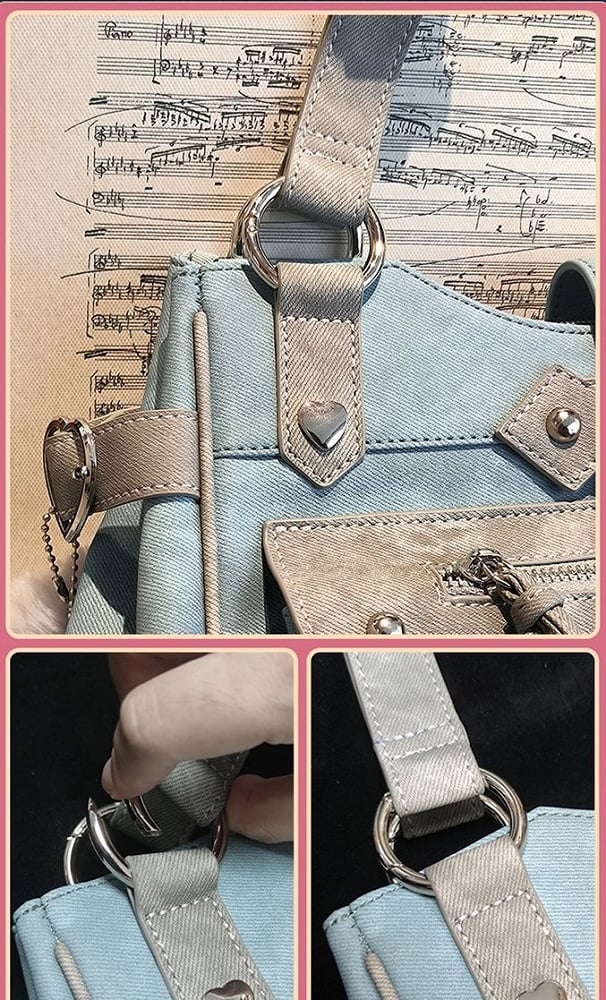 Gray Motorcycle Ita Shoulder Bag