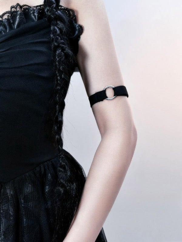Black Cyberpunk Gothic Armlet