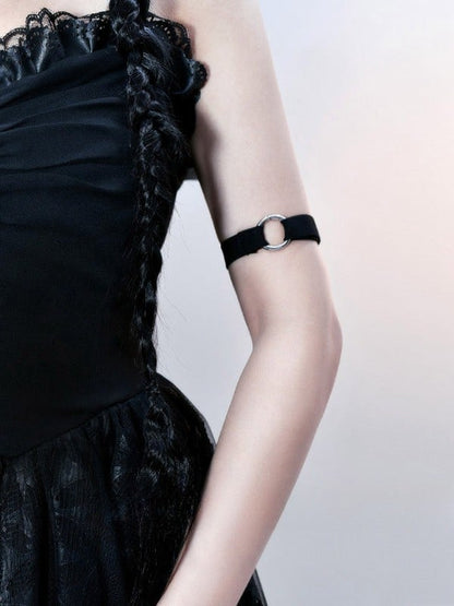Black Cyberpunk Gothic Armlet