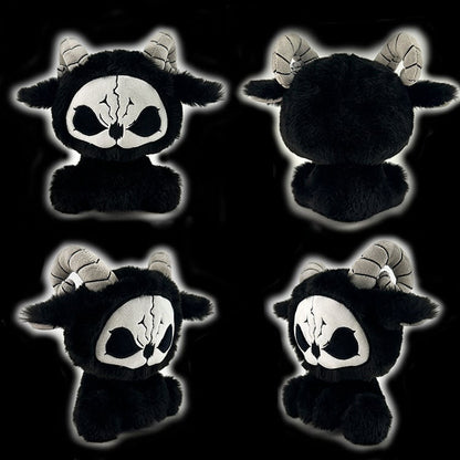 Black and White Grim Reaper Gothic Plushie