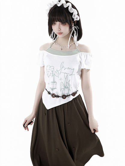 Brown Bohemian Waist Belt