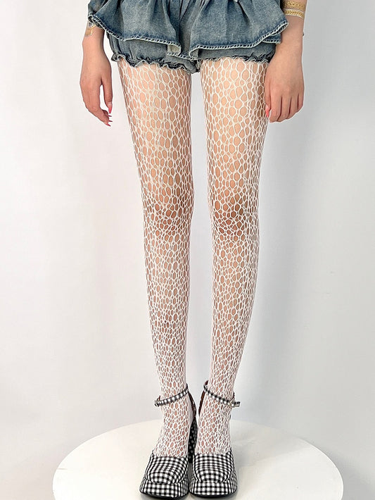 6 Color Options Y2K Cut-out Design Tights