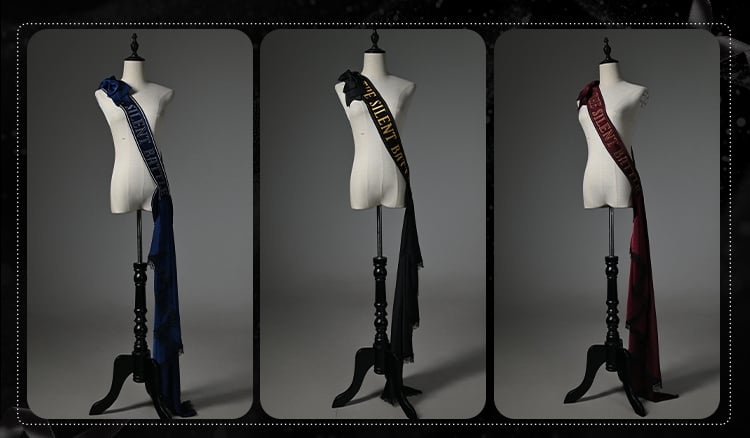 Black / Red / Dark Blue Ribbon