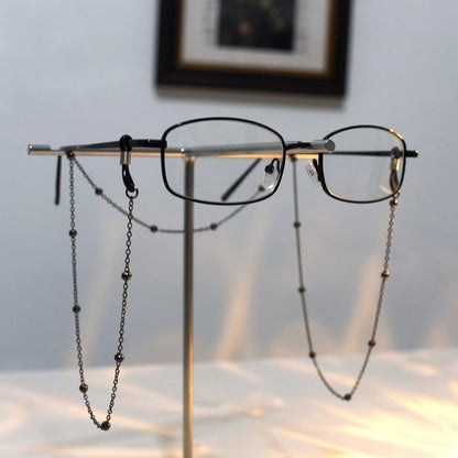 Punk Gothic Silver/Black/Gold Frame Glasses